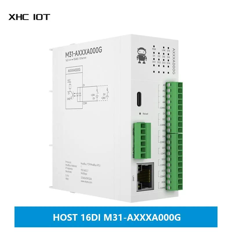 л  IO  ȣƮ , XHCIOT M31-AXXXA000G Modbus TCP/RTU PNP NPN, 16DI RS485 RJ45 Ƴα ġ 
